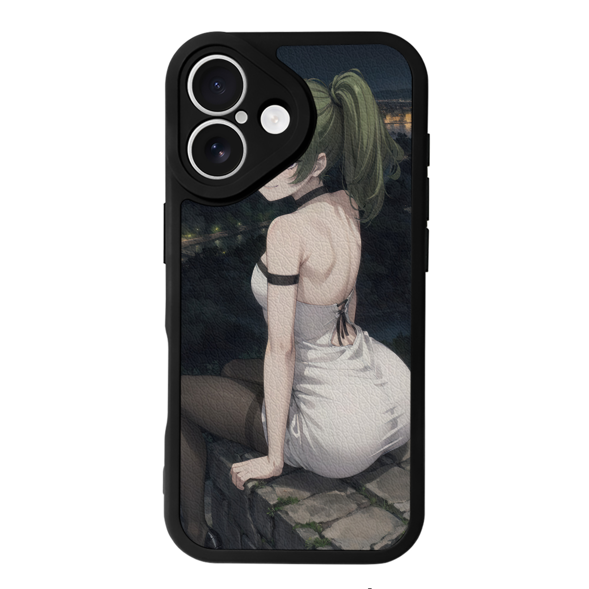 （画像用） 葬送のフリーレン Frieren 【iPhone 16シリーズ対応】シリコンスマホケース（レザー調） 材質：シリコン